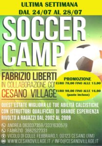 Scopri di più sull'articolo SOCCER CAMP – IMPARARE GIOCANDO