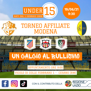 Scopri di più sull'articolo Torneo Affiliate Modena Under 15