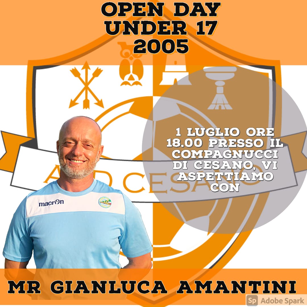 Scopri di più sull'articolo Open Day Under 17 – 1 luglio 2021