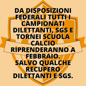 Scopri di più sull'articolo Comunicazione di interruzione Campionato