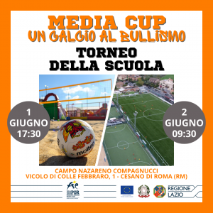 Scopri di più sull'articolo Media Cup “Un Calcio al Bullismo” – Torneo della Scuola